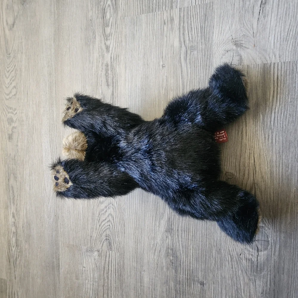 The Bearington Collection‎ Black Bear Plush Stuffed Animal 12